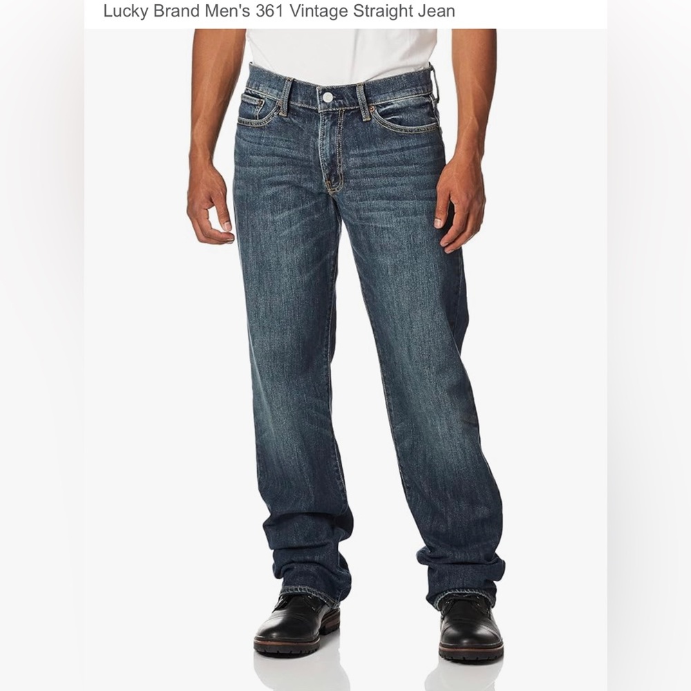 Lucky Brand Blue Straight Jeans Classic Fit FREE SHIPPING